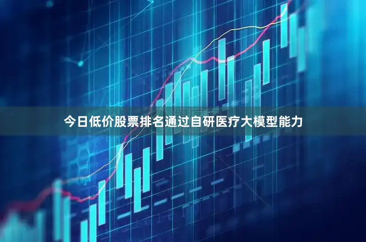 今日低价股票排名通过自研医疗大模型能力